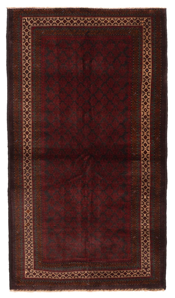 Vintage Traditional Hand-Knotted Area Rug 3'10" x 6'9" Oriental Wool Carpet