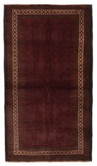Vintage Traditional Hand-Knotted Area Rug 3’10” x 6’9″ Oriental Wool Carpet