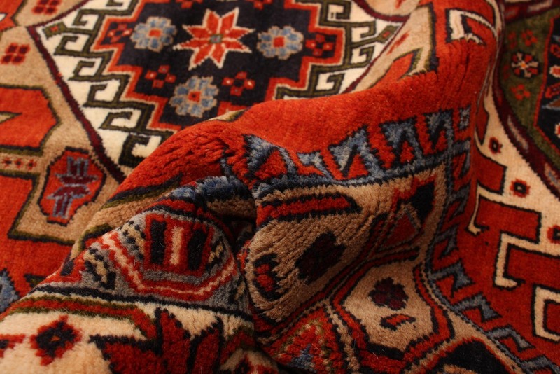 Vintage Hand-Knotted Area Rug 3'9" x 6'3" Traditional Wool Carpet gallery