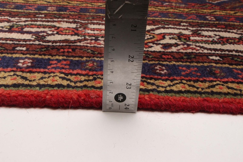 Vintage 6'8" x 10'1" Traditional Hand Knotted Vegetable Dye Wool Area Rug gallery