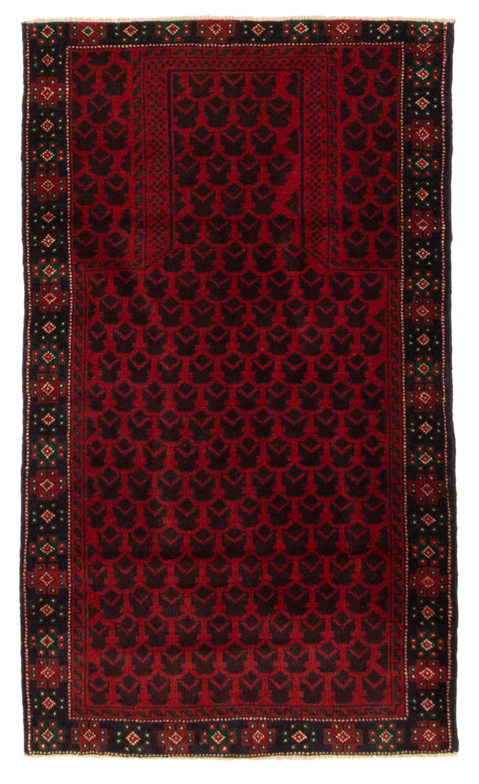 Traditional Vintage Hand-Knotted Area Rug 2'10" x 4'11" Oriental Wool Carpet gallery