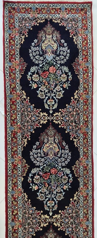 Fine Genuine Handmade Middle Eastern Rug Runner Silk Foundation gallery