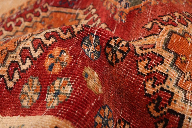 Vintage Hand-Knotted Area Rug 4'9" x 7'5" Traditional Oriental Wool Carpet gallery