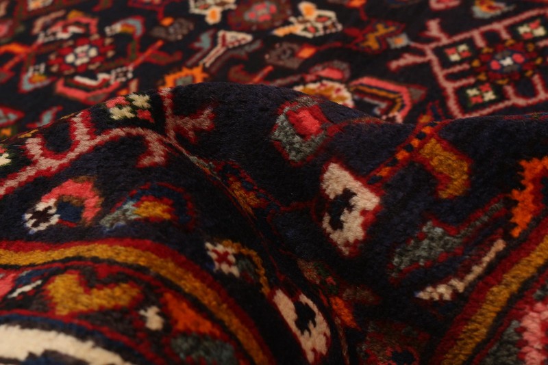 Vintage Hand-knotted Runner Rug 3'5" x 12'8" Traditional Oriental Wool Carpet gallery