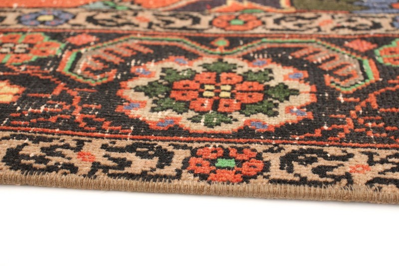4'11" x 12'6" Vintage Hand-knotted Runner Rug Traditional Oriental Wool Carpet gallery