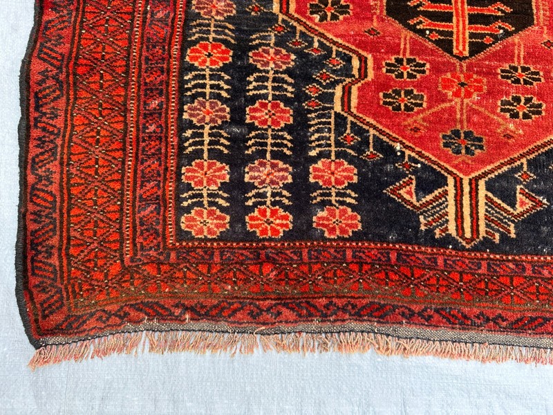COLLECTORS’ ITEM Antique Taimani Natural Vegetable Dye Super Fine Quality Carpet gallery