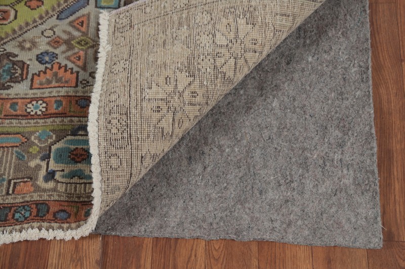 Vintage Over-Dyed Light Green Wool Living Room Area Rug Handmade Carpet 6x9 gallery