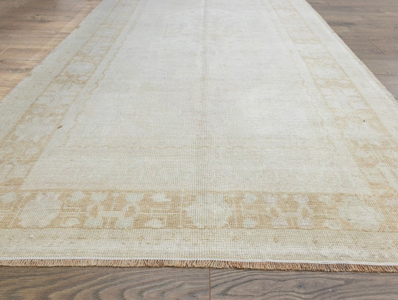 Muted Traditional Oushak Turkish Hand-knotted Oriental Large Runner 5x9 Carpet gallery