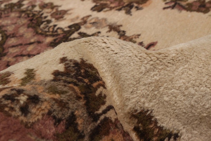 Vintage Hand-Knotted Area Rug 3'10" x 7'3" Traditional Oriental Wool Carpet gallery