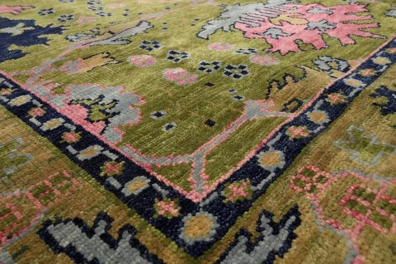 Vintage Antique Green Oushak Rug For Rooms to Warming Your Space with Elite Rugs gallery