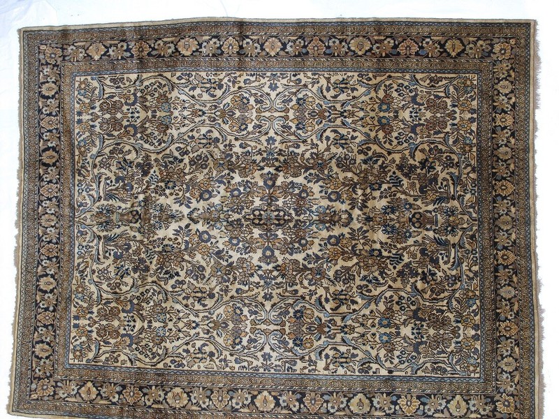 ANTIQUE BIBIKABAD RUG, 9' x 11'3" gallery