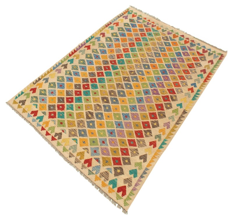 Vintage Hand Woven Area Rug 6'8" x 9'5" Traditional Wool Oriental Carpet gallery