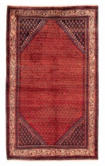 Traditional Vintage Hand-Knotted Area Rug 4’5″ x 7’3″ Oriental Wool Carpet