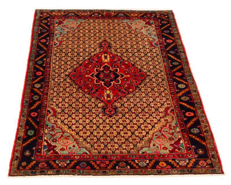 Traditional Vintage Hand-Knotted Carpet 4'0" x 6'7" Wool Area Rug gallery