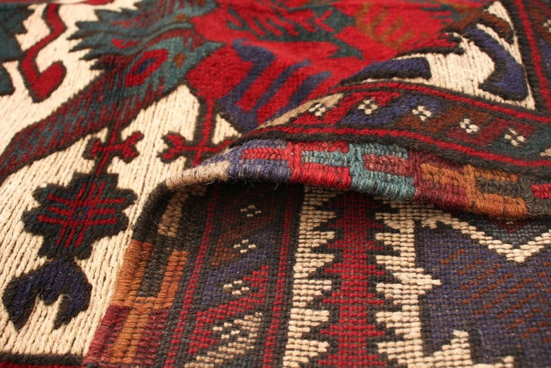 Vintage Hand-Knotted Area Rug 4'1" x 5'9" Traditional Oriental Wool Carpet gallery