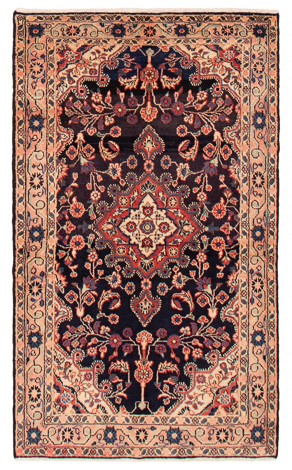 Traditional Vintage Hand-Knotted Carpet 4'0" x 6'7" Wool Area Rug gallery