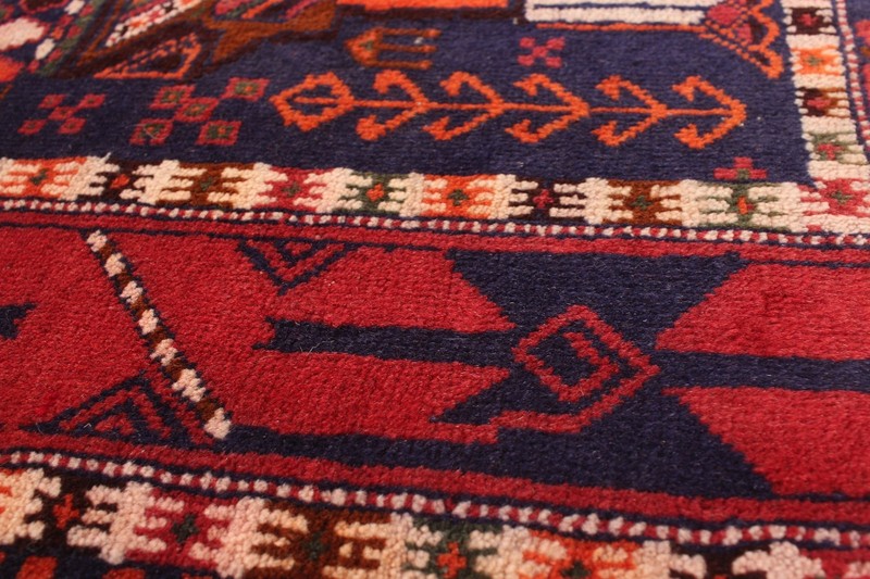 Vintage Traditional Hand-Knotted Area Rug 4'4" x 8'8" Oriental Wool Carpet gallery