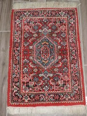 2x3ft. Handmade Indo Bijar Wool Rug