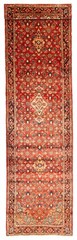 3’3″ x 12’6″ Vintage Hand-knotted Runner Rug Traditional Oriental Wool Carpet