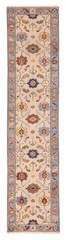 Vintage Hand-knotted Runner Rug 2’6″ x 11’7″ Traditional Oriental Wool Carpet