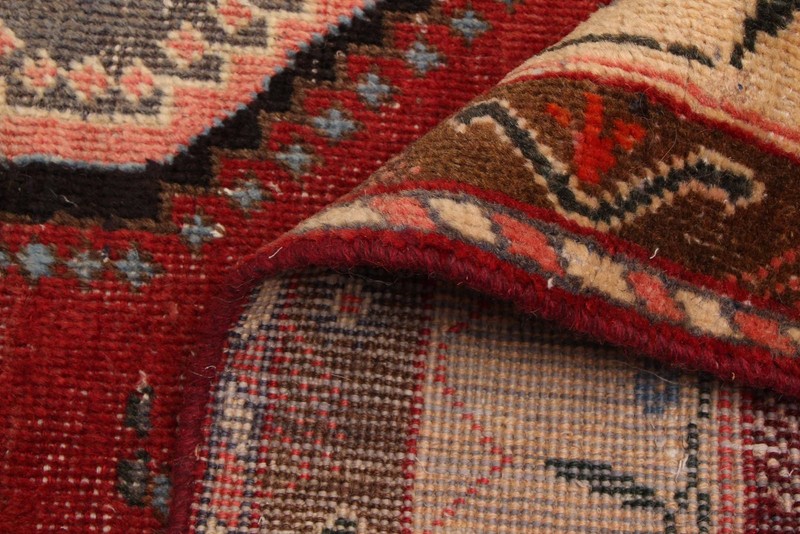 Vintage 4'11" x 6'11" Traditional Hand Knotted Vegetable Dye Wool Area Rug gallery