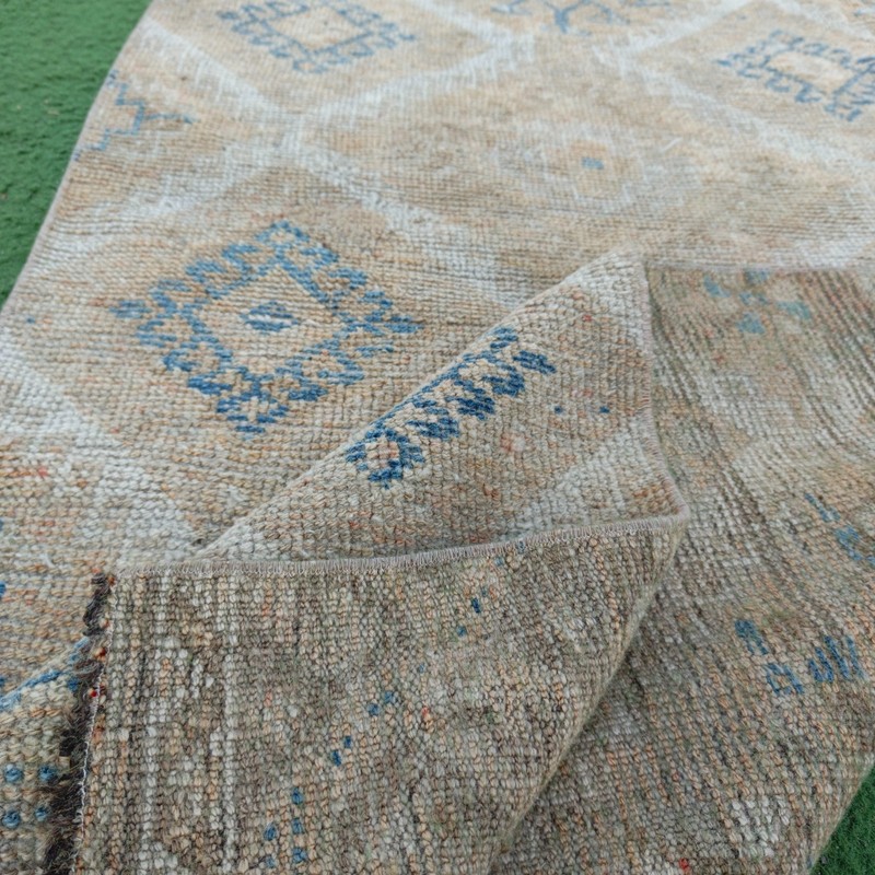 3x11 Turkish kitchen rug 2.79 x 10.73 ft Vintage Handmade 85 x 327 cm Runner Rug gallery