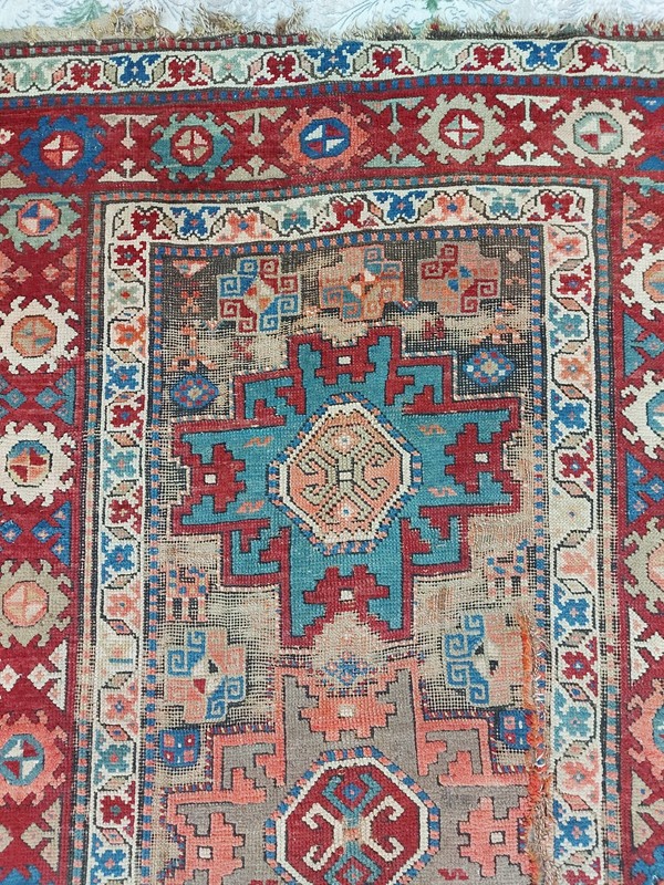 200+ Years Old Very Rare Antique Rug 9 Planets Armenian Kazak Carpet Rug Fine jJ gallery