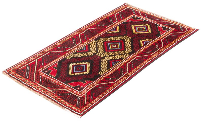 Vintage 3'1" x 6'1" Traditional Hand Knotted Vegetable Dye Wool Area Rug gallery