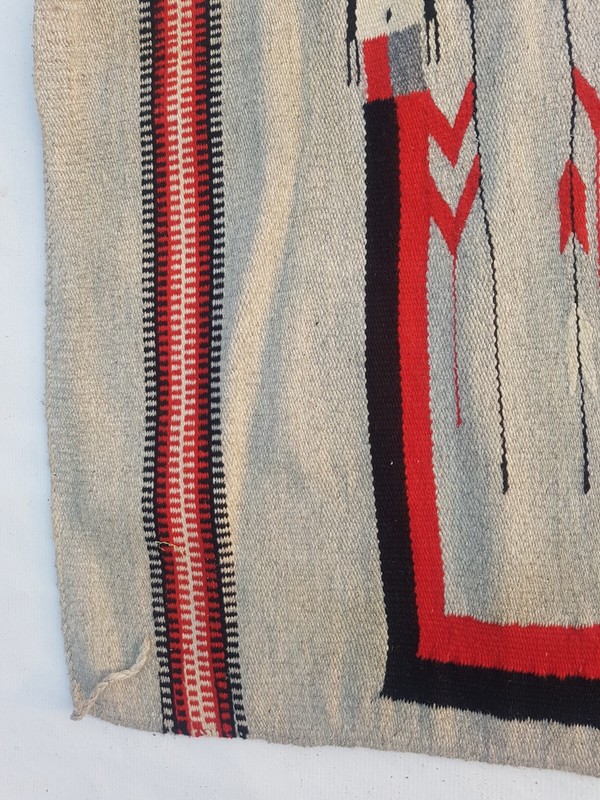Vintage Traditional Handcrafted Navajo American Rug for Home Décor 160x74 cm gallery