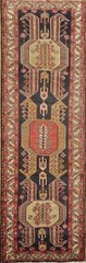 Traditional Tribal 11 ft Runner Rugs 4×11 Wool Hand-made Geometric Vintage Rug