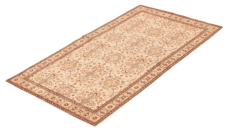 Vintage Hand-Knotted Area Rug 3'9" x 7'0" Traditional Wool Carpet gallery