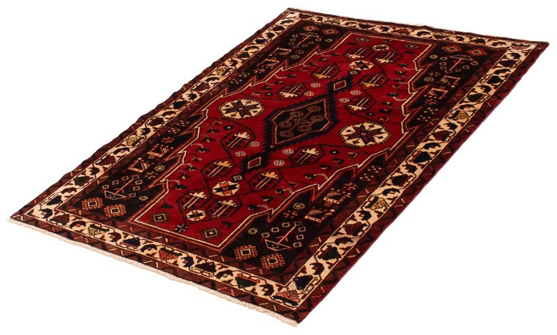 Traditional Vintage Hand-Knotted Area Rug 4'11" x 7'0" Oriental Wool Carpet gallery