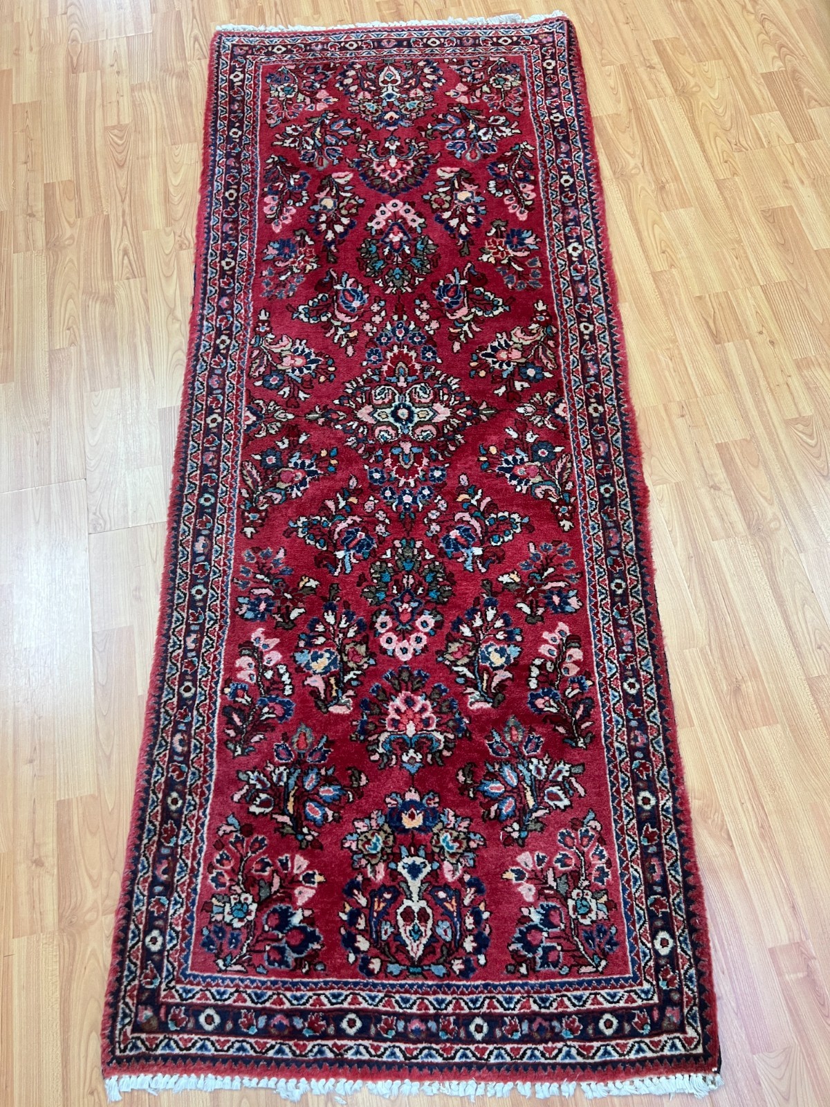 2'7" x 6'7" Antique Turkish Oriental Rug Floor Runner - 1920s - Hand Made gallery