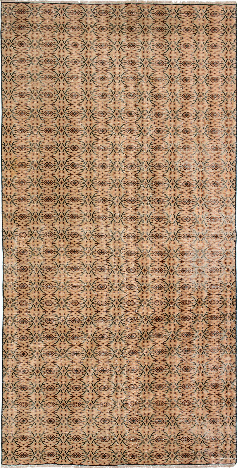 Vintage Traditional Hand-Knotted Area Rug 4'10" x 9'8" Oriental Wool Carpet gallery