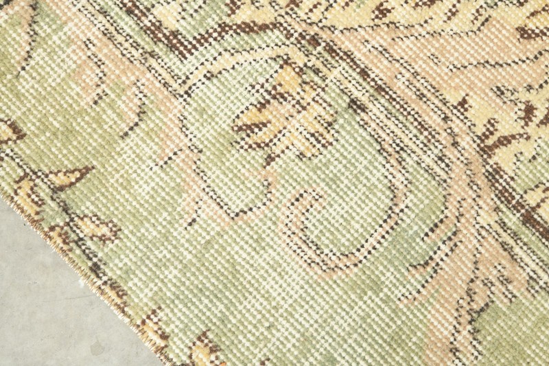 1x4 Turkish Slim Rug Hand-Knotted Door Mat Vintage Small Runner Mini Carpet,962 gallery