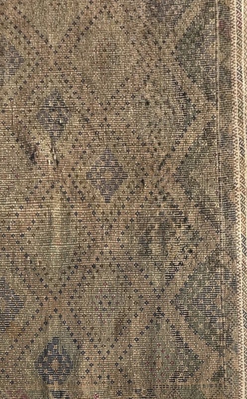 Vintage Beige Cicim Kilim Rug from Afyon, Turkey (268 cm x 186 cm) gallery