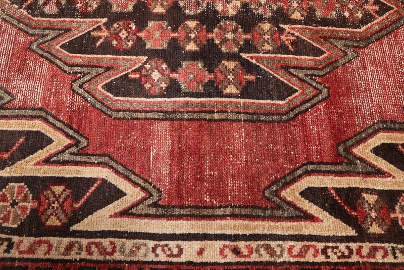 Vintage Hand-Knotted Carpet 4'2" x 6'2" Traditional Oriental Wool Area Rug gallery