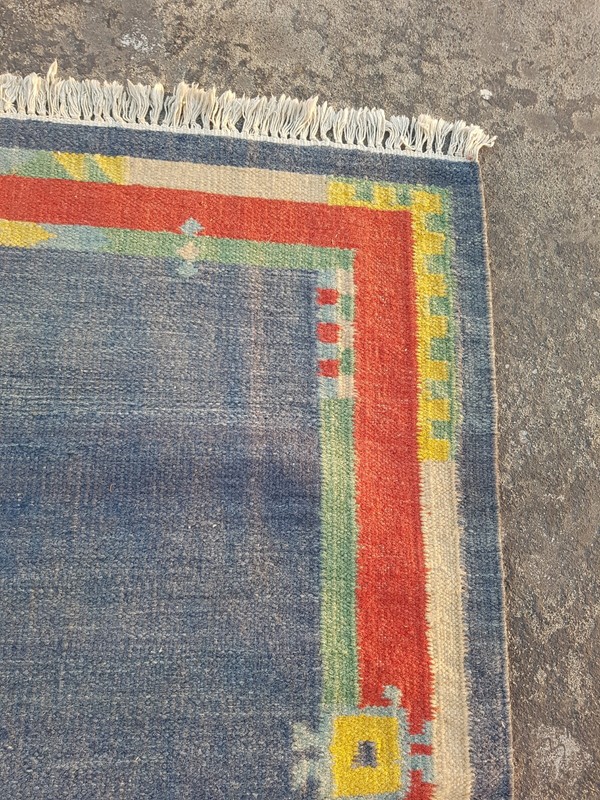 Vintage Traditional Handmade Beautiful Scandinavian Floor Rug Carpet 166x95 cm gallery