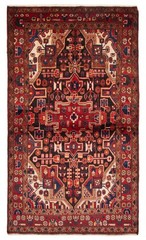 Vintage Hand-Knotted Carpet 4’5″ x 7’10” Traditional Oriental Wool Area Rug