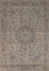 Vintage Wool Medallion Tebriz Area Rug 8×12 Traditional Hand-made Room Size Rug