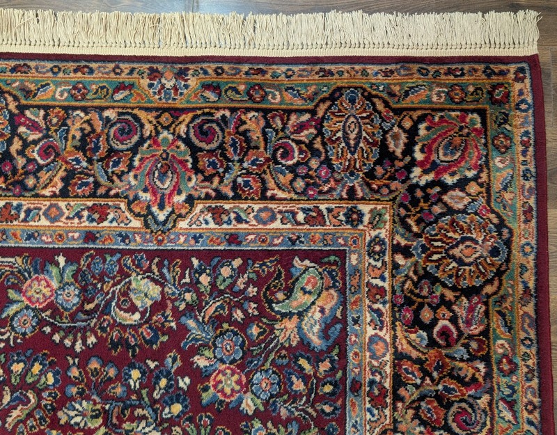 Antique Karastan Rug 9x12, Tudor Sarouk #206, Red gallery