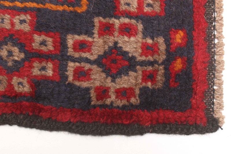 Vintage Traditional Hand-Knotted Area Rug 3'4" x 6'2" Oriental Wool Carpet gallery