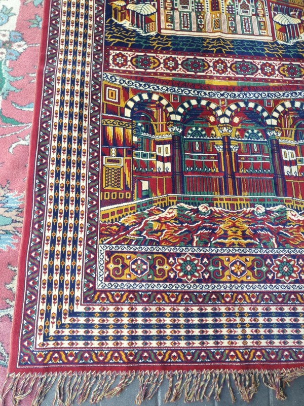 ISLAMIK VINTAGE MACHINE MADE TAPESTRY 190x123-cm gallery