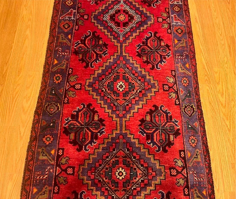 3.2 x 10 Handmade Village Made One Of A Kind Hallway Runner . Natural Dyes Wool gallery