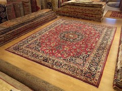 10 x 13 HAND KNOTTED_HANDMADE _SIGNED _High Quality Antique Rug _FINE SOFT WOOL