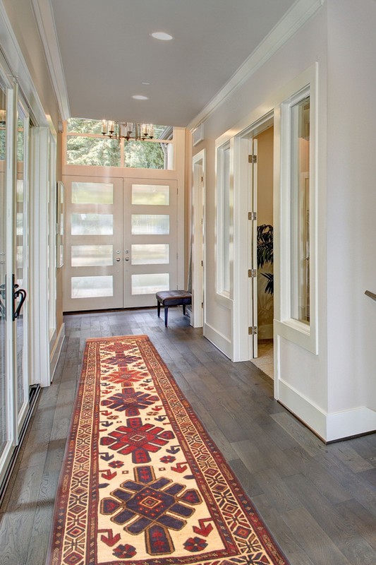 2'10" x 12'2" Vintage Hand-knotted Runner Rug Traditional Oriental Wool Carpet gallery