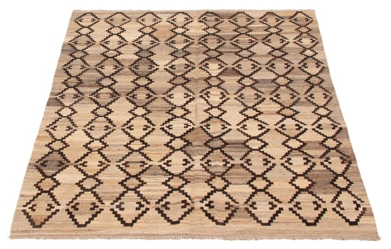 Vintage Hand Woven Area Rug 5'3" x 6'6" Traditional Wool Oriental Carpet gallery