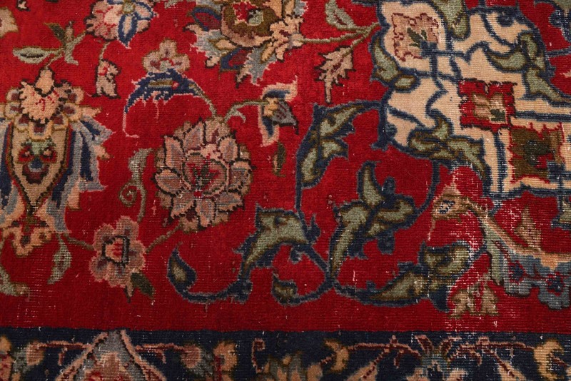 Vintage Hand-Knotted Area Rug 6'8" x 9'5" Traditional Oriental Wool Carpet gallery