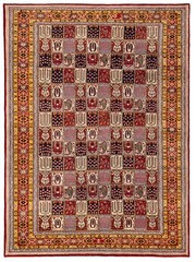 Vintage 8’2″ x 10’11” Traditional Hand Knotted Vegetable Dye Wool Area Rug