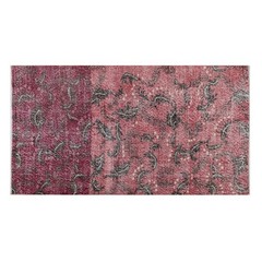 Antique Turkish Oushak Rug 105×190 cm (3’5″ x 6’3″), Vintage Handmade Wool